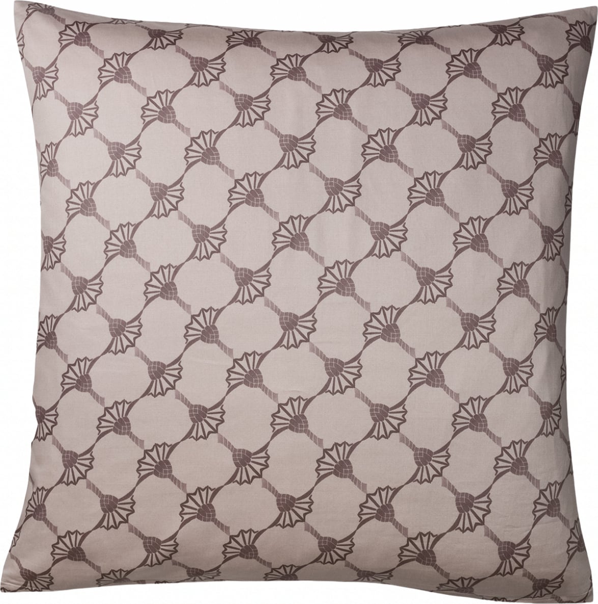 Cornflower Double Kissenbezug 80 x 80 cm, taupe, Mako-Satin