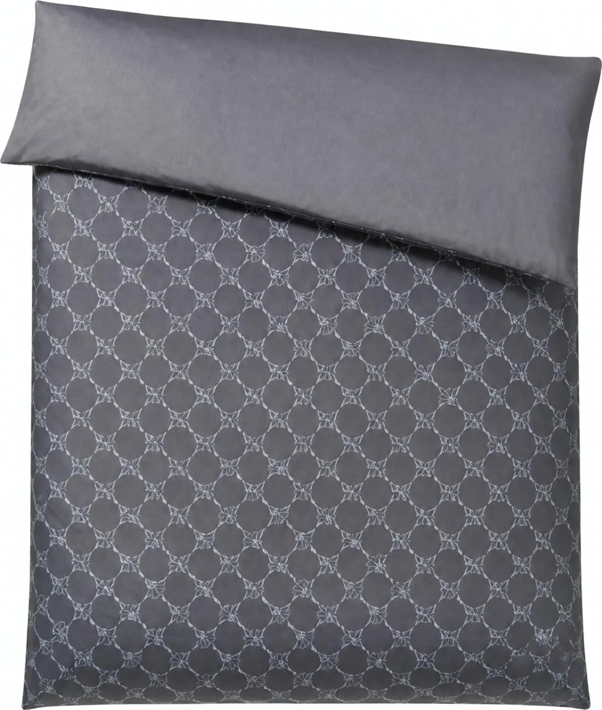 Cornflower Gradiant Bettbezug 155 x 200 cm, graphit, Mako-Satin