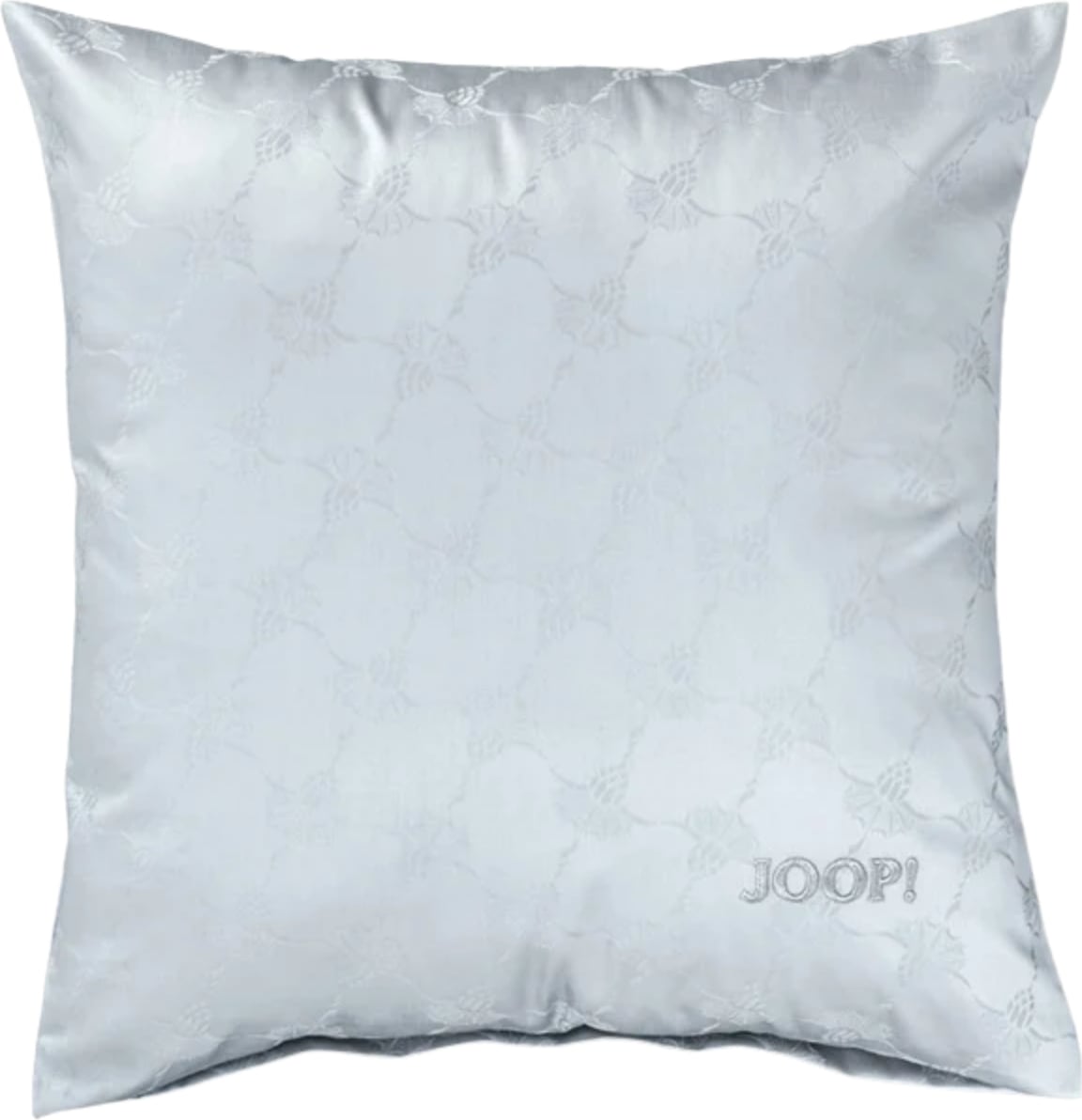 Cornflower Kissenbezug 40 x 40 cm, silber, Mako-Satin