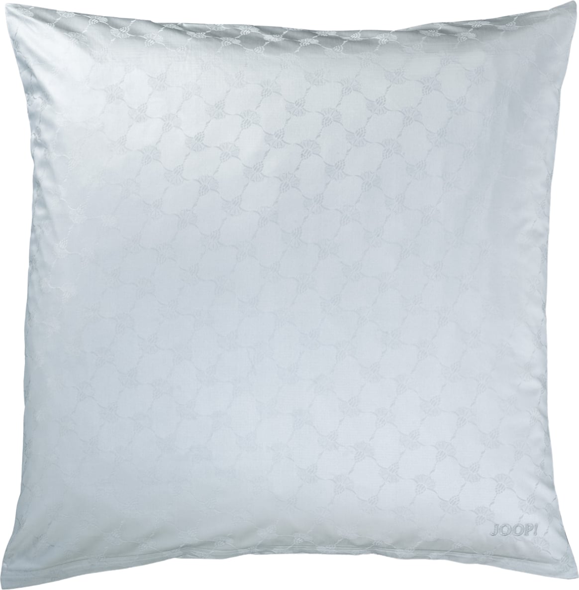 Cornflower Kissenbezug 80 x 80 cm, silber, Mako-Satin