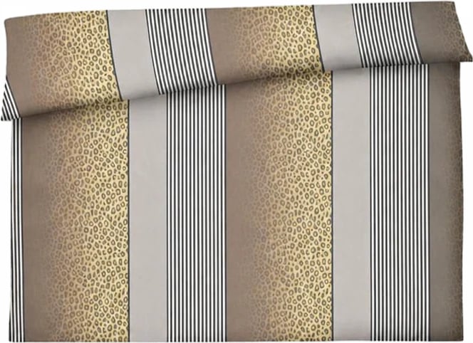 Leo Bettdeckenbezug 200 x 220 cm, Vanilla, aus Mako-Satin