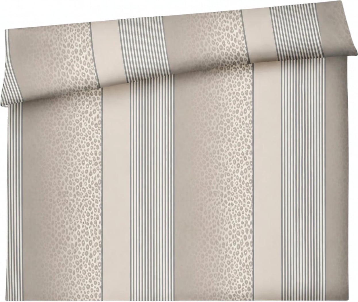 Leo Bettdeckenbezug 240 x 220 cm, cream, Mako-Satin
