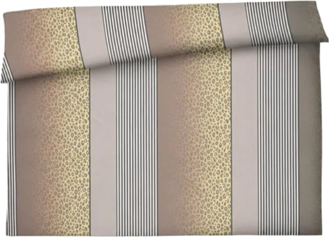 Leo Bettdeckenbezug 240 x 220 cm, Vanilla, aus Mako-Satin
