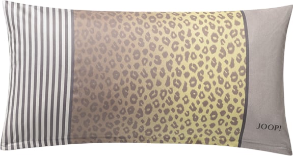 Leo Vanilla Kissenbezug 40 x 80 cm aus Mako-Satin