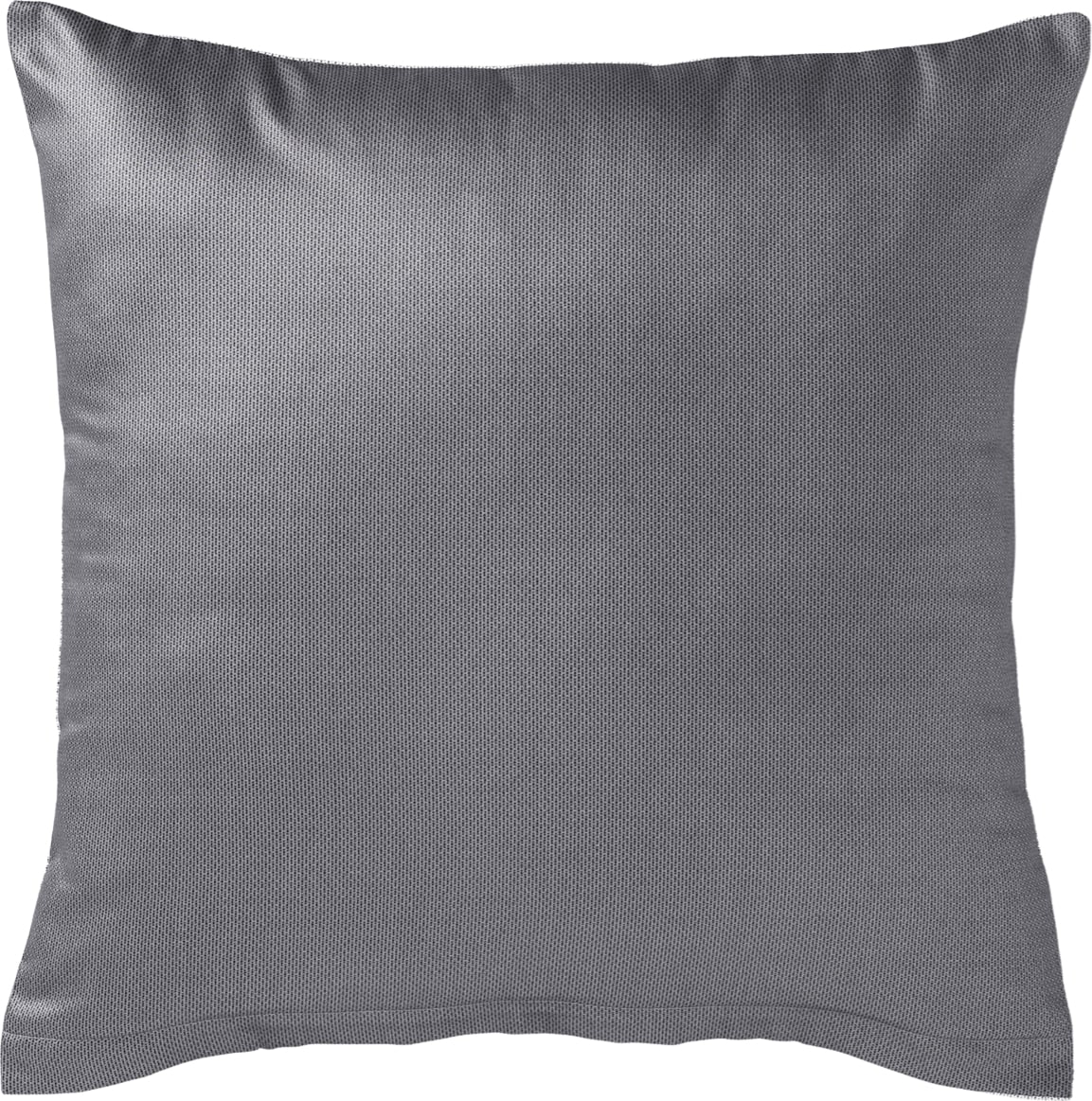 Micro Pattern Kissenbezug 40 x 40 cm, silberfarben, Mako-Satin