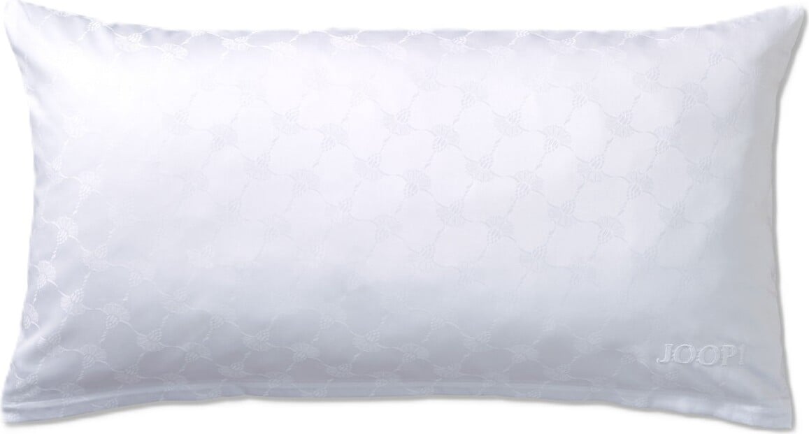 Micro Pattern Kissenbezug 40 x 80 cm, cremeweiß, Mako-Satin