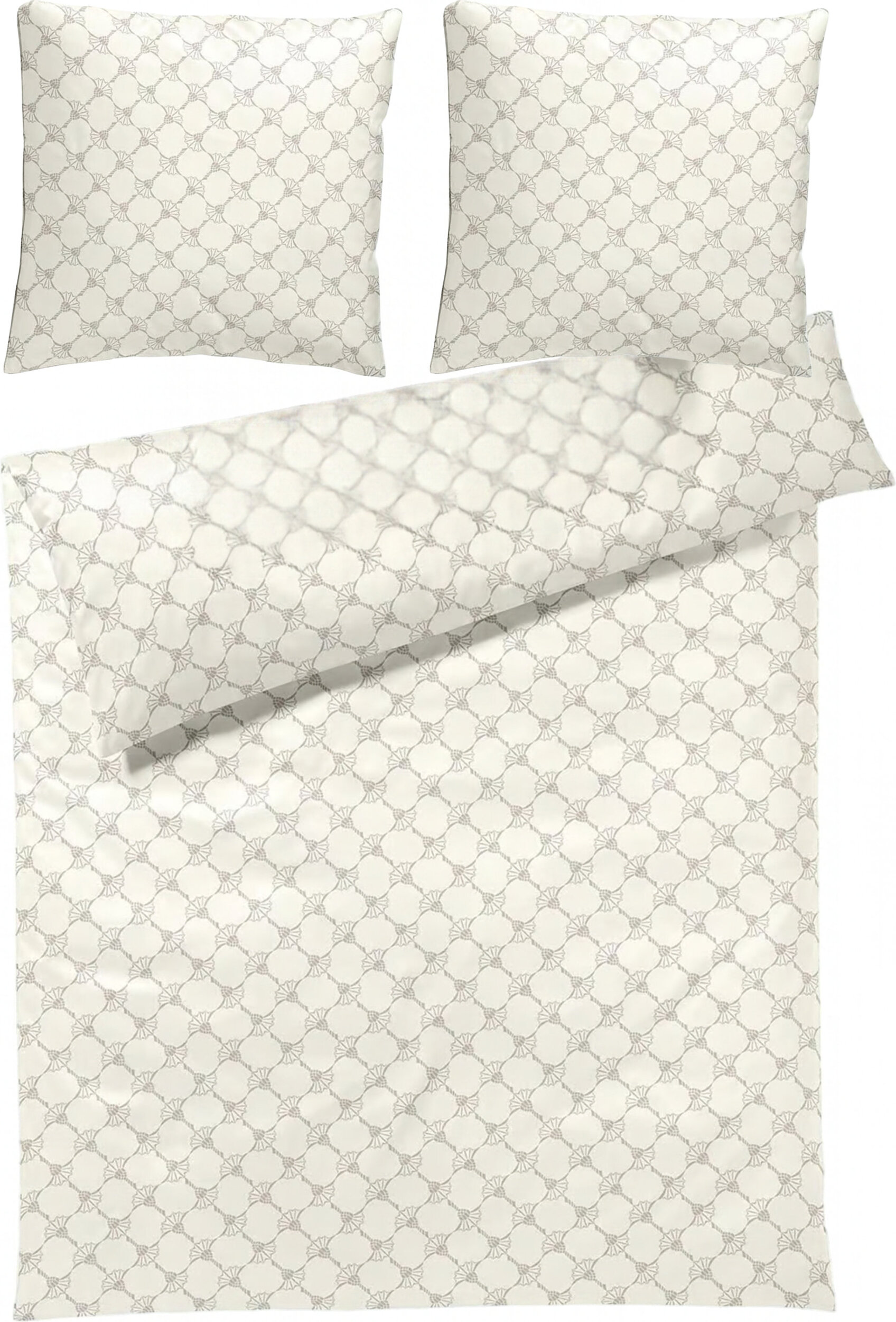 Soft Cornflower Bettwäsche 200 x 220 cm, creme aus Flanell-Baumwolle mit 2 Kissenbezügen 80 x 80 cm
