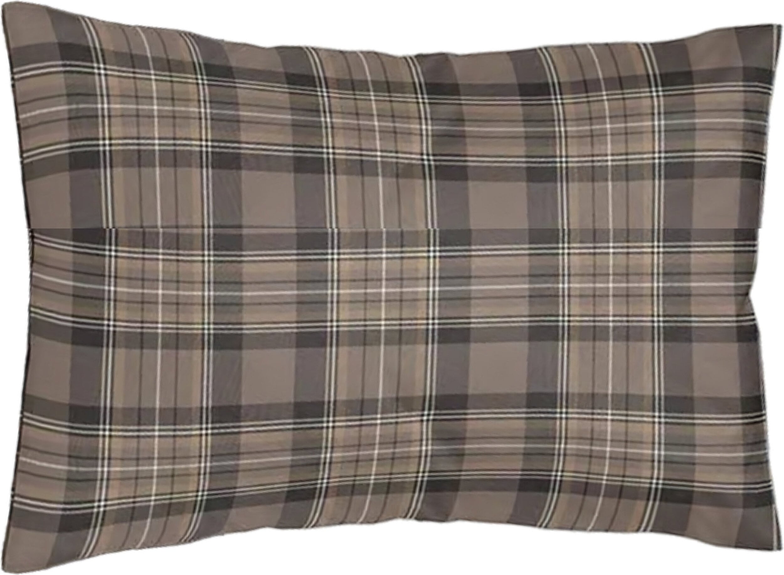Soft Frames Kissenbezug 40 x 80 cm, braun, Flanell-Baumwolle