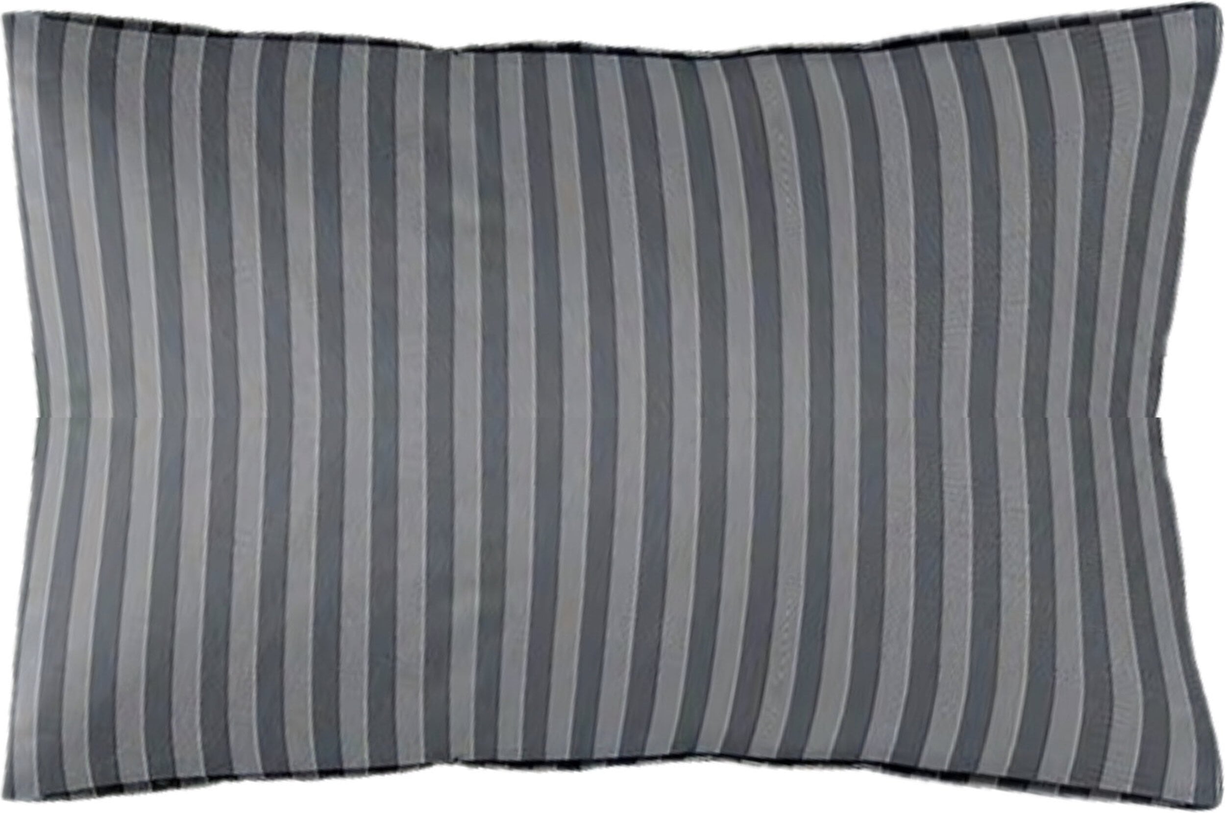Soft Lines Kissenbezug 40 x 80 cm, blau, Flanell-Baumwolle