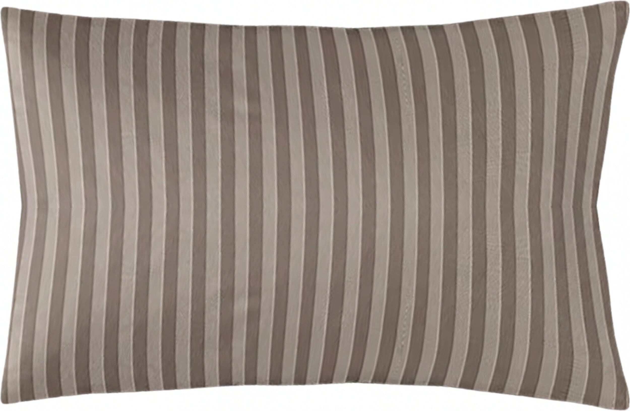 Soft Lines Kissenbezug 40 x 80 cm, braun, Flanell-Baumwolle