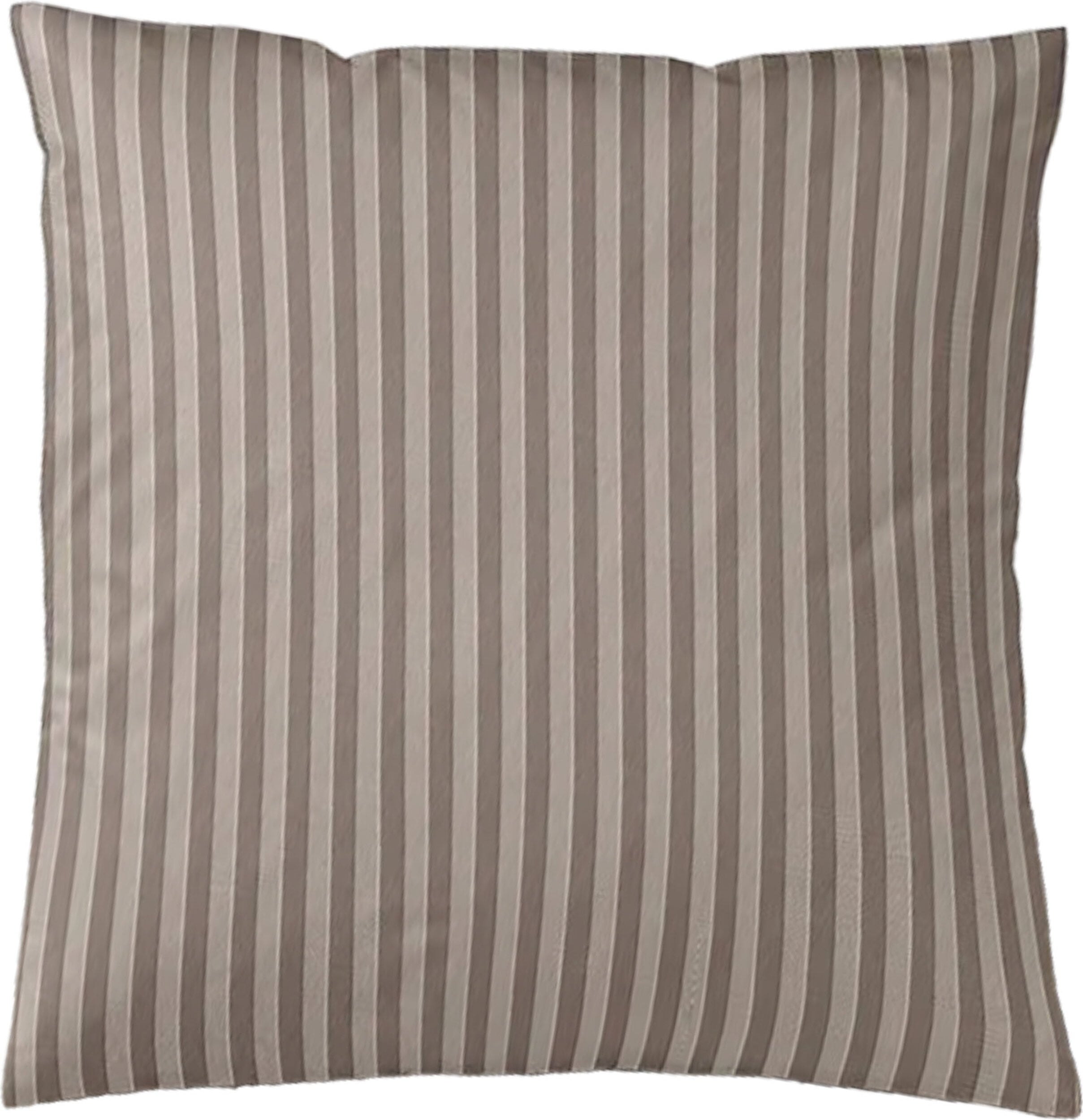 Soft Lines Kissenbezug 80 x 80 cm, braun, Flanell-Baumwolle