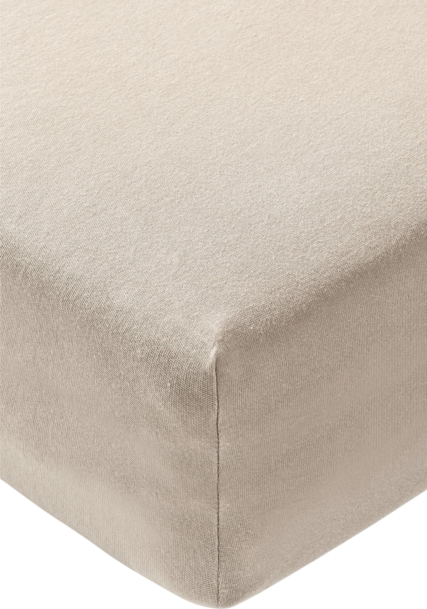 Uni Boxspringbett- und Wasserbett-Spannbettlaken 140-160 x 200 cm, graphitgrau, Baumwoll-Jersey