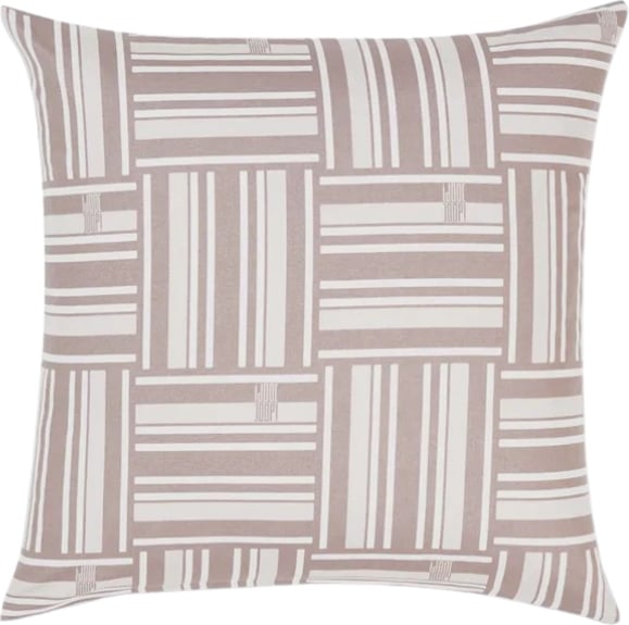 Weave Kissenbezug 80 x 80 cm, Sand, Mako-Satin
