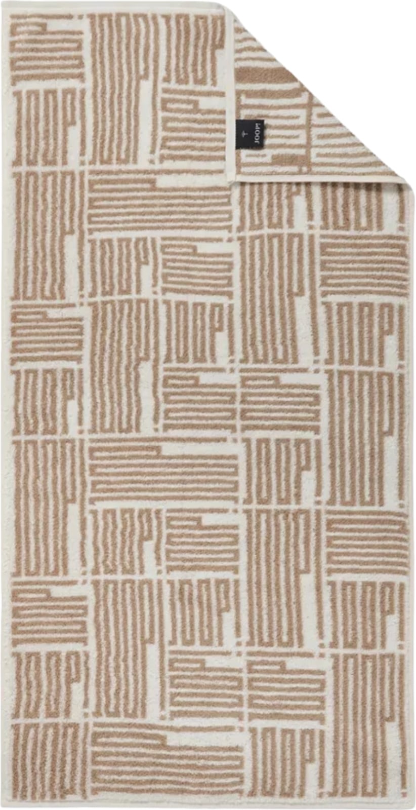 Bars Allover Badetuch 50 x 100 cm, cremefarben