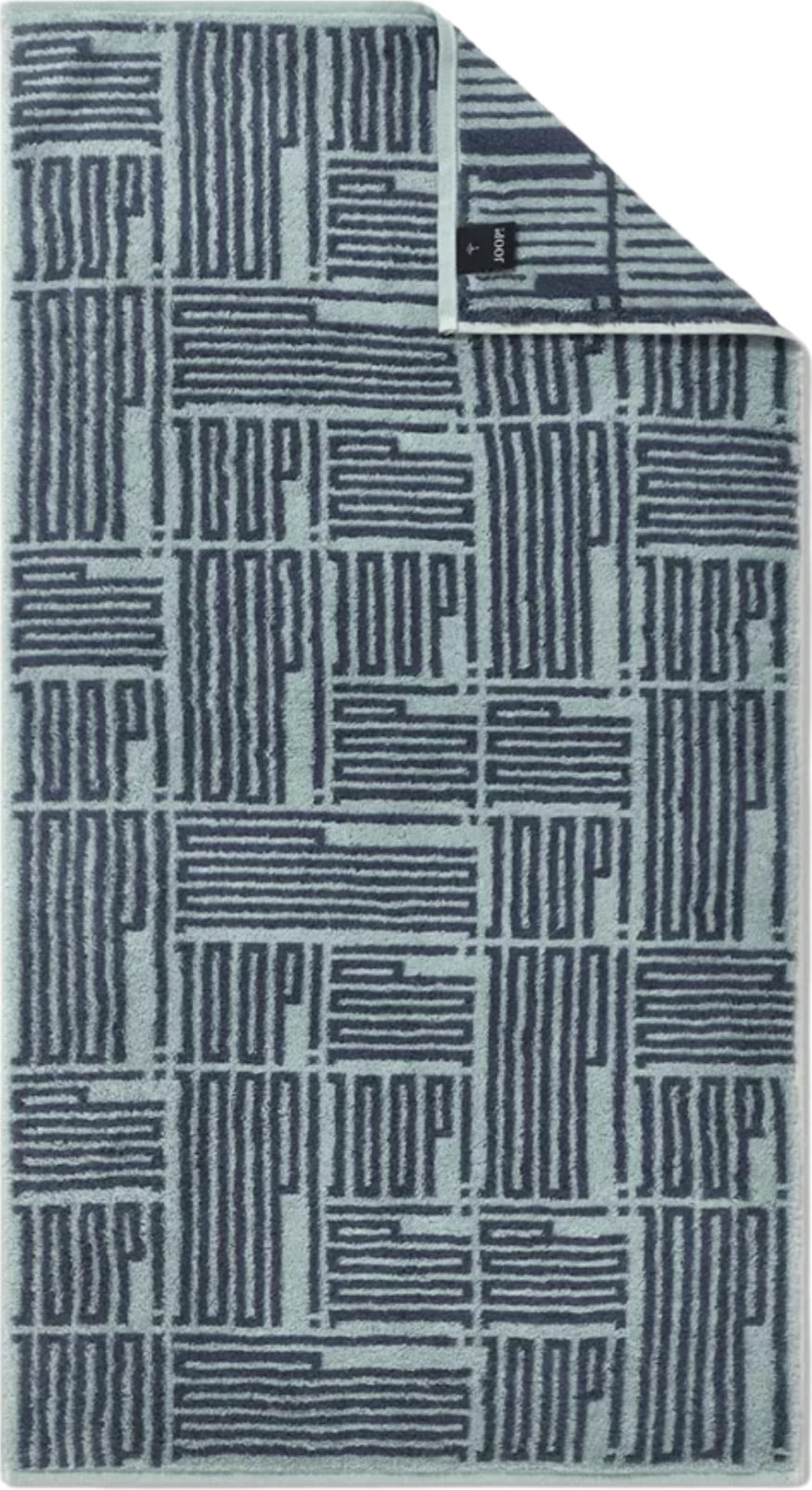Bars Allover Badetuch 80 x 150 cm, aquamarin