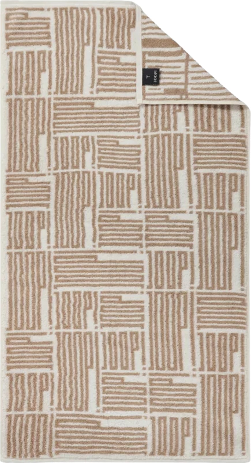 Bars Allover Badetuch 80 x 150 cm, cremefarben