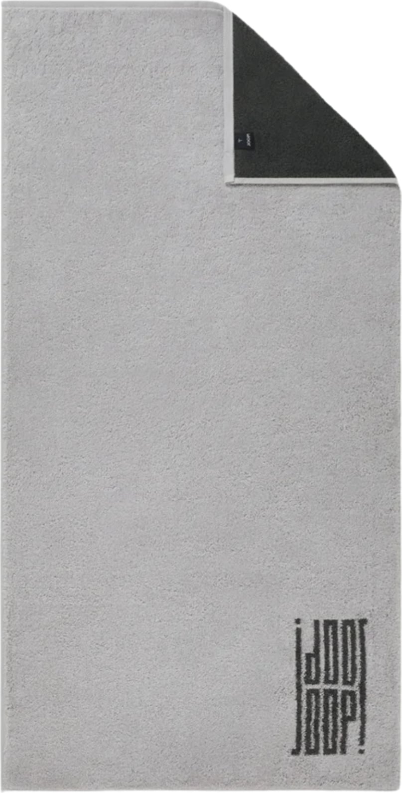 Bars Doubleface Duschtuch 50 x 100 cm, platin
