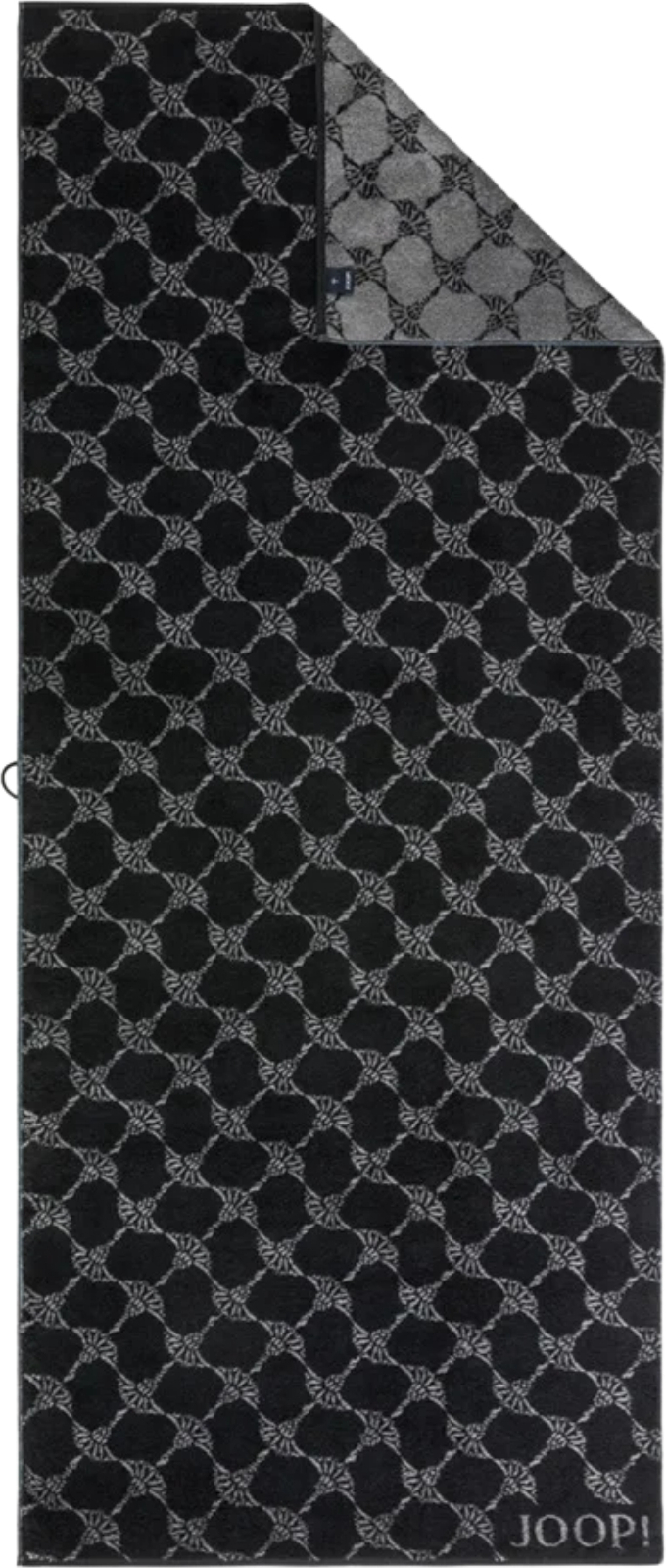 Classic Cornflower Saunatuch 80 x 200 cm, schwarz