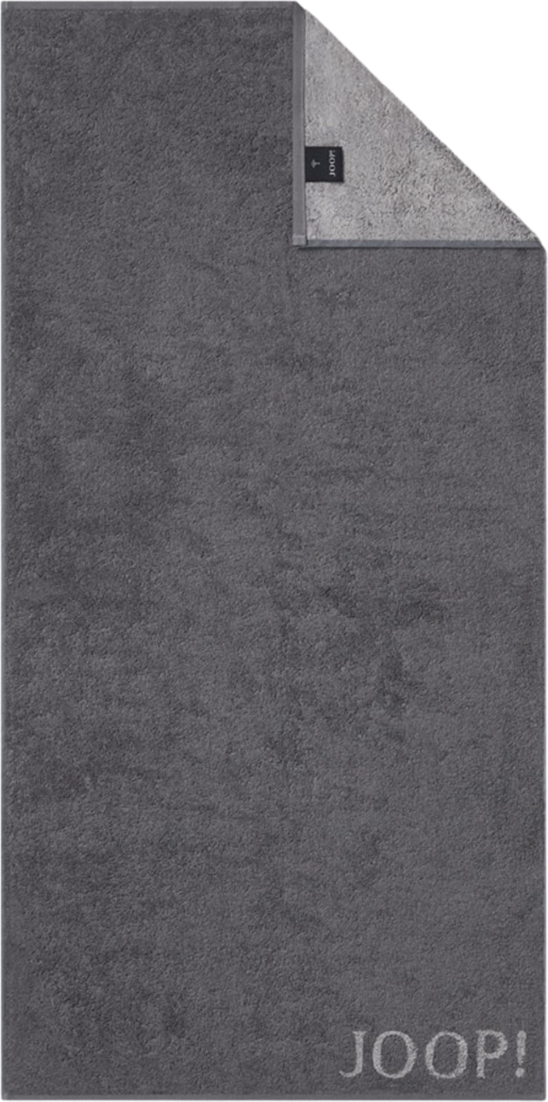 Classic Doubleface Badetuch 50 x 100 cm, anthrazit