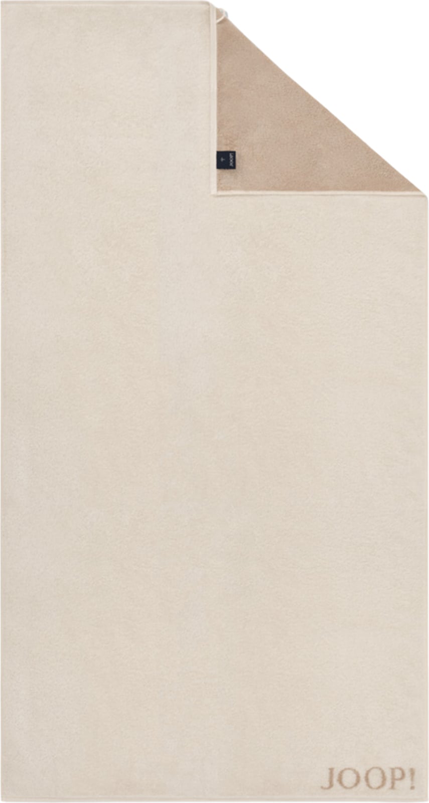 Classic Doubleface Badetuch 50 x 100 cm, cremefarben