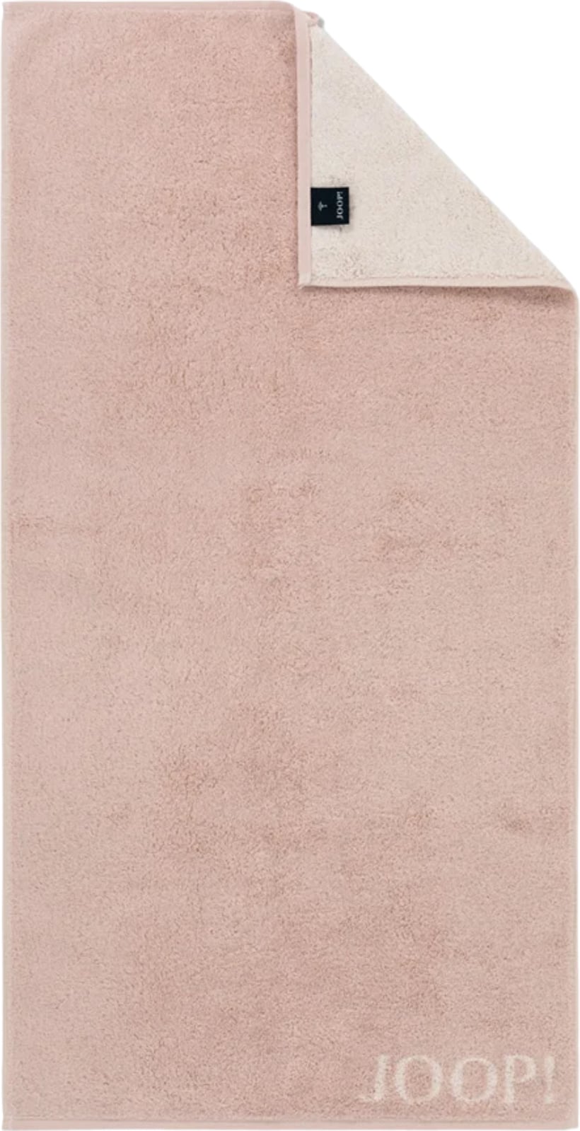 Classic Doubleface Badetuch 50 x 100 cm, puderfarben
