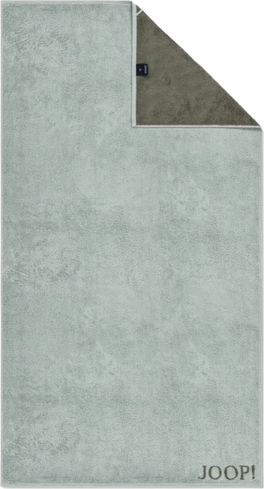 Classic Doubleface Badetuch 50 x 100 cm, salbeigrün