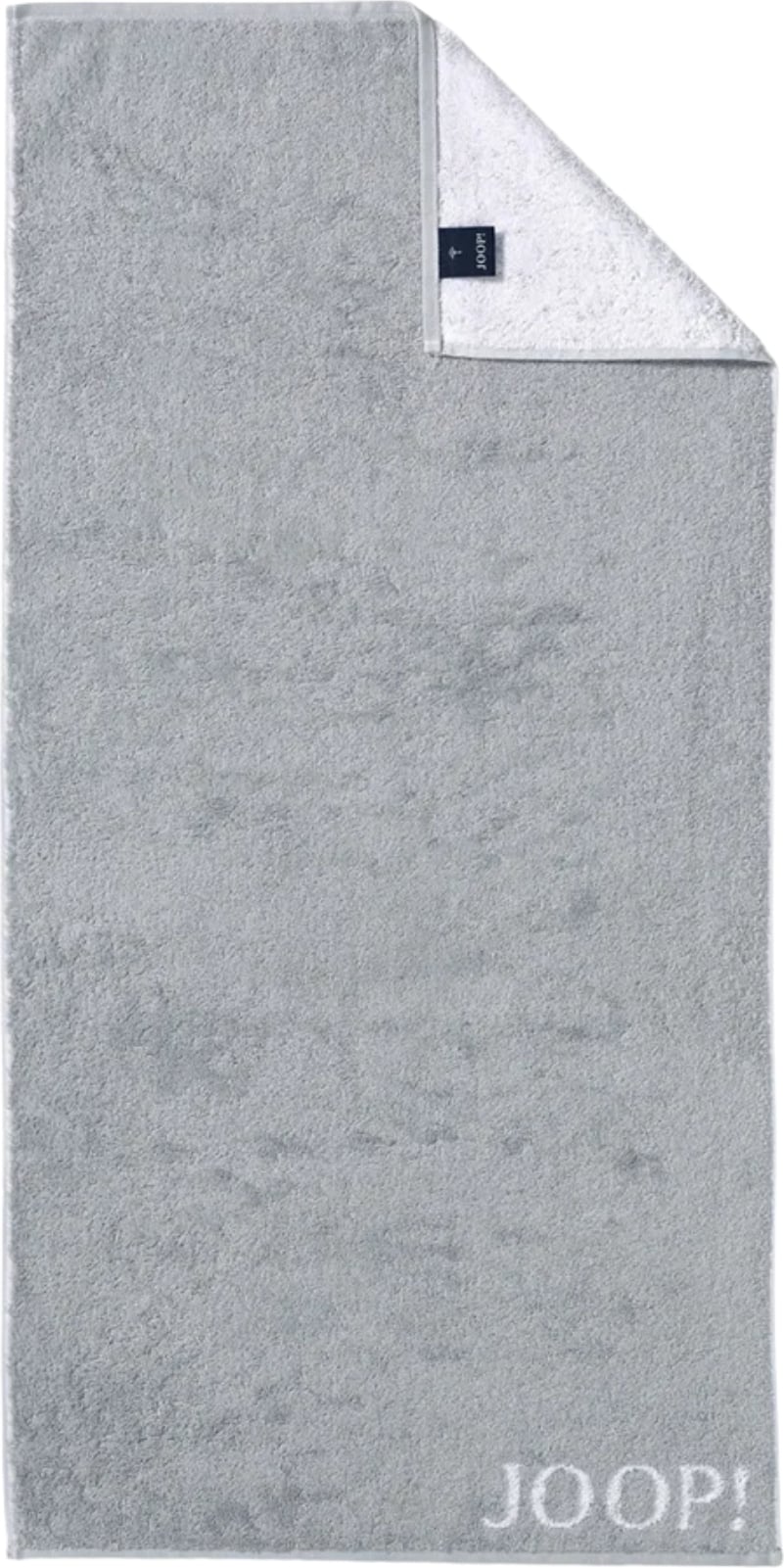Classic Doubleface Badetuch 50 x 100 cm, silbern