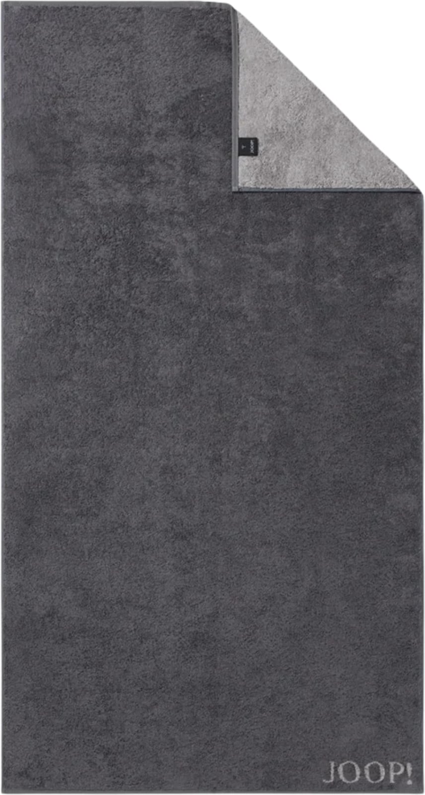 Classic Doubleface Badetuch 80 x 150 cm, anthrazit