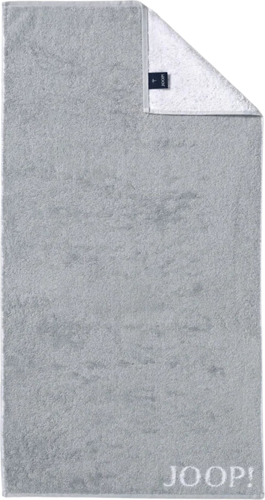 Classic Doubleface Badetuch 80 x 150 cm, silber