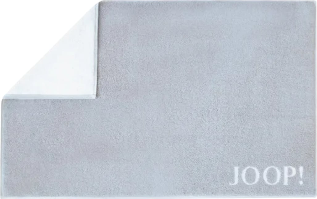 Classic Doubleface Badteppich 50 x 80 cm, silber