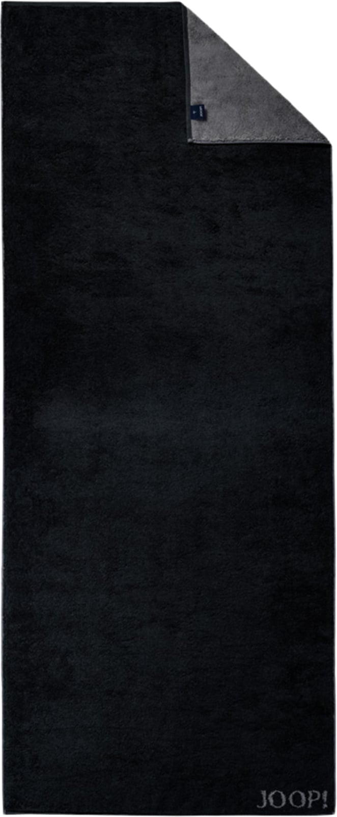 Classic Doubleface Saunatuch 80 x 200 cm, schwarz