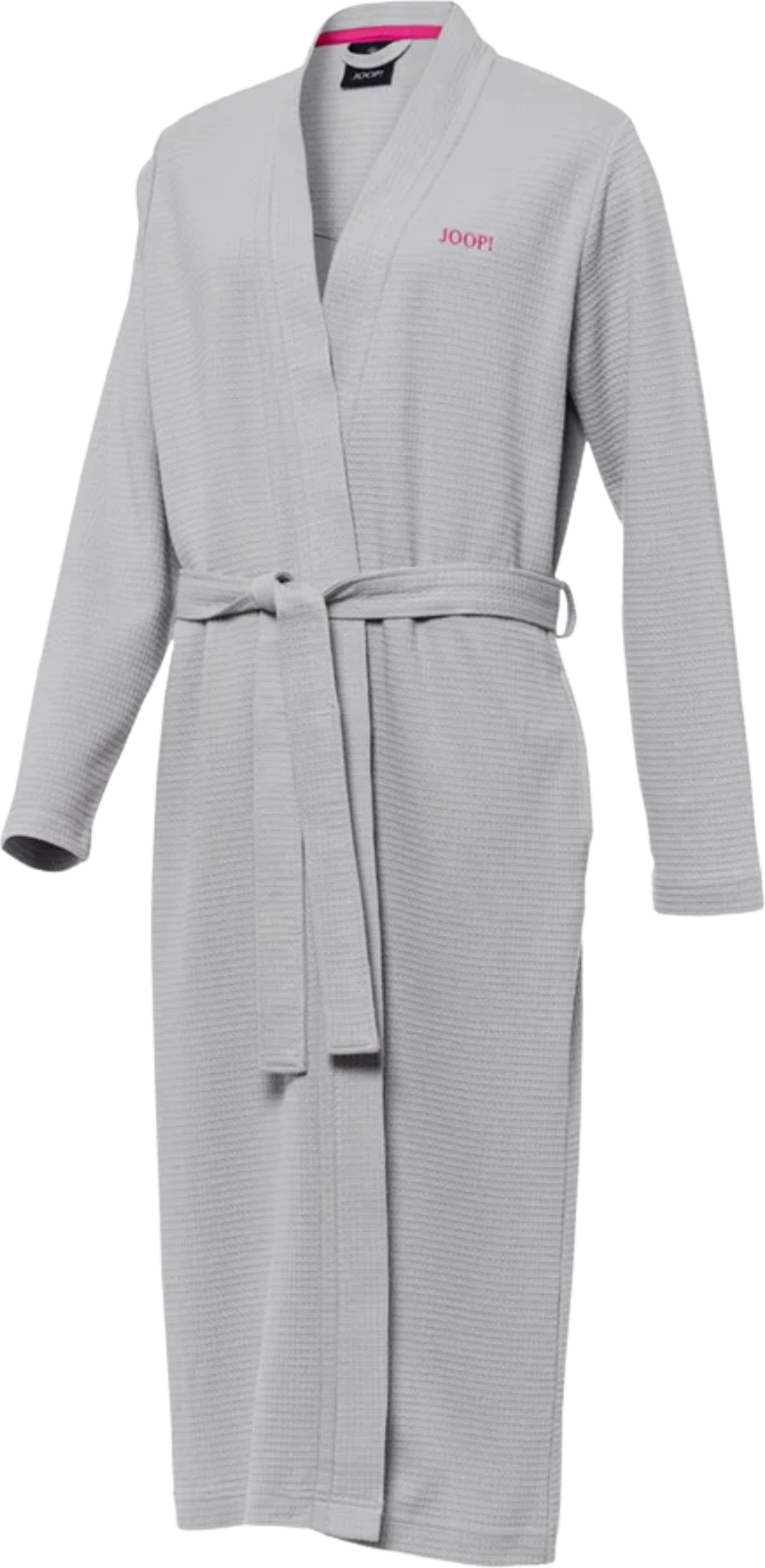 Joop Uni Piqué Damen Kimono-Bademantel Piqué 48/50, silber
