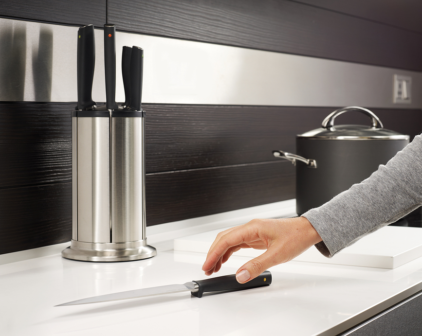 100 Collection Bloc de Couteaux, Set 6 pièces