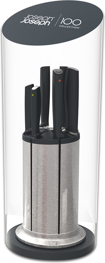 100 Collection Bloc de Couteaux, Set 6 pièces