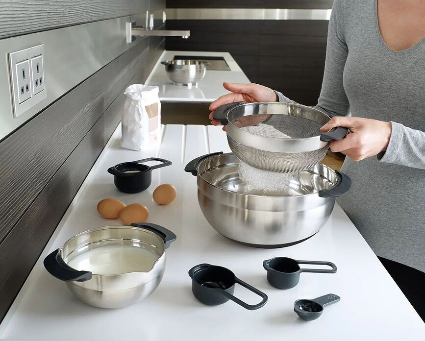 100 Collection Nest™ Kitchen bowls and measuring cups 9 pcs