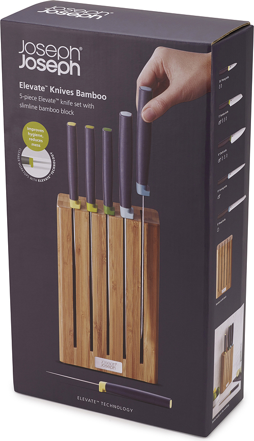 Bloque de Cuchillos Elevate, con 5 cuchillos