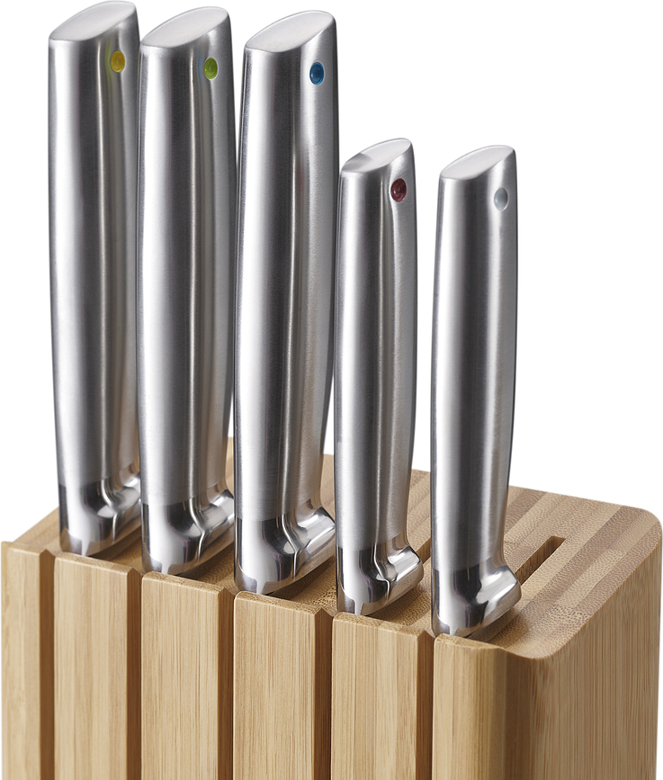 Bloque de Cuchillos Elevate, Set de 6 piezas