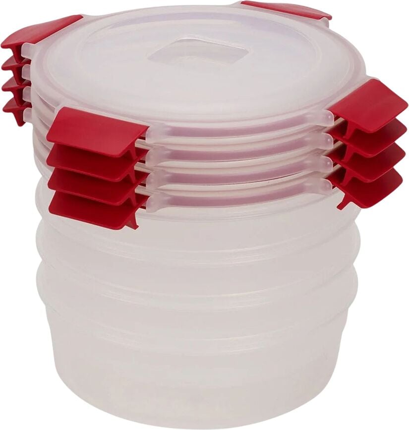 Boîtes de conservation NestLock rondes 1 l, lot de 4