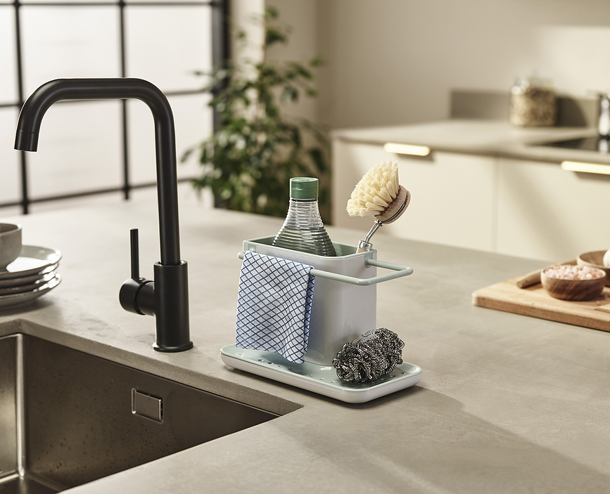 Caddy Organizator za pomivalno korito, žajbljevo zelena