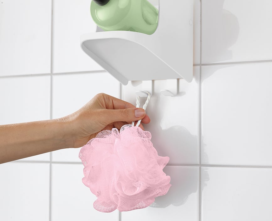 Capsule Οργανωτής μπάνιου τοίχου, 45 cm, λευκός