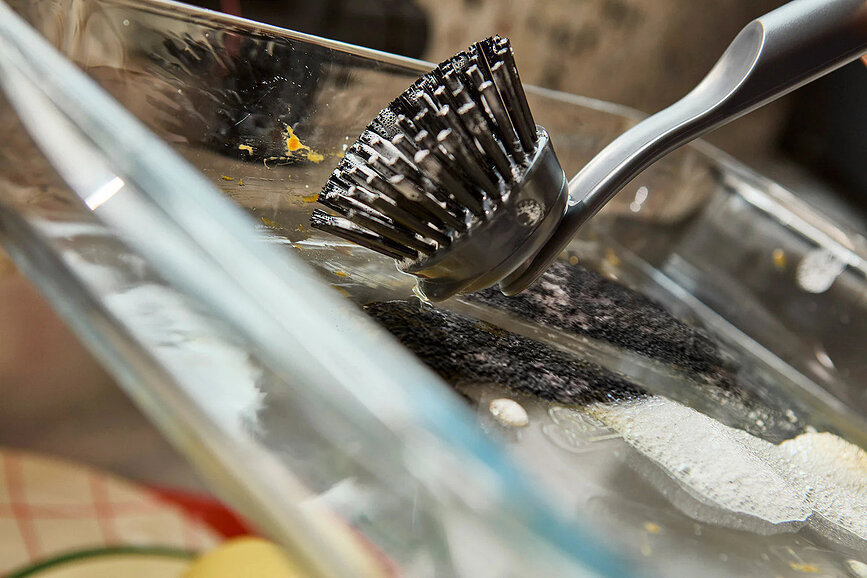 Cepillo para platos SinkTech, gris