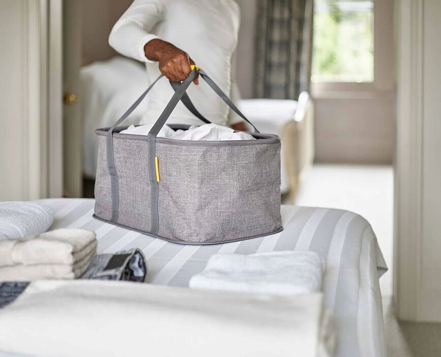 Cesto de Colada plegable Hold All, 35 L, gris