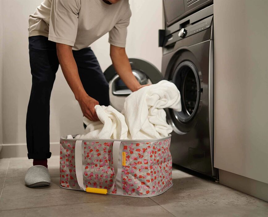 Cesto de Colada plegable Hold All, 35 L, gris