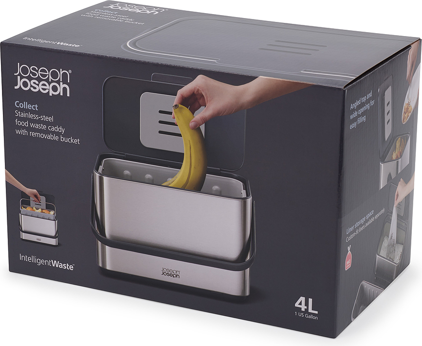 Compostador con filtro Collect, 4 L