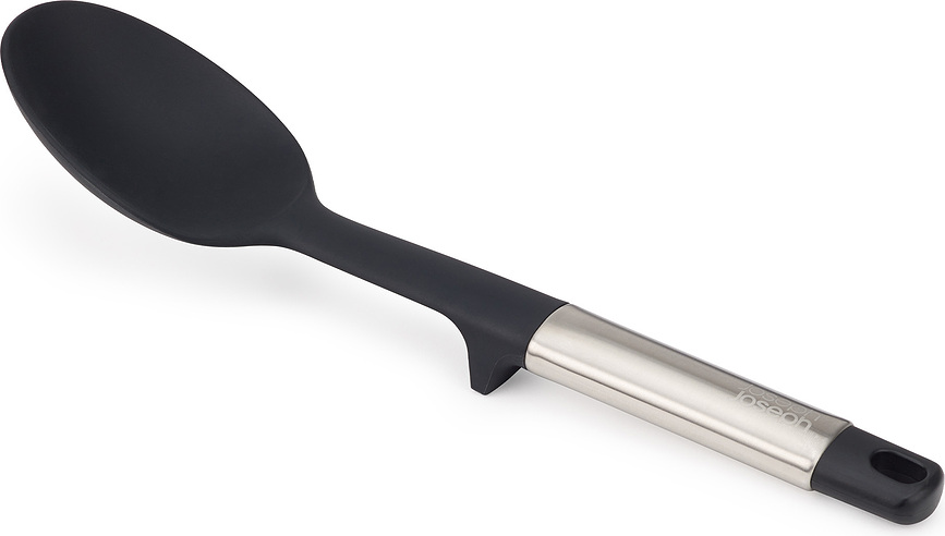 Cuchara de cocina Elevate, negra y plateada