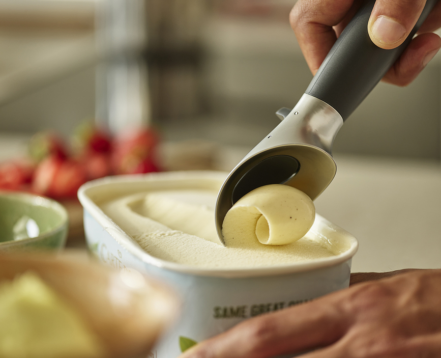 Cuchara para helado Elevate, gris