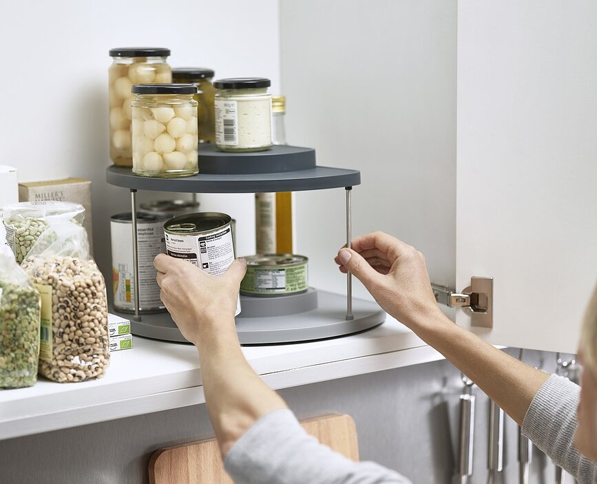 CupboardStore Organizator kuhinjski rotirajući dvorazinski
