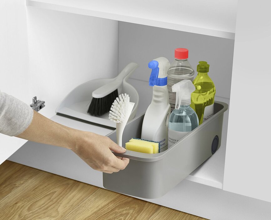 CupboardStore Organizator za čistila, na kolescih