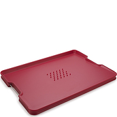 Cut&Carve Plus Cutting board XL red with handles