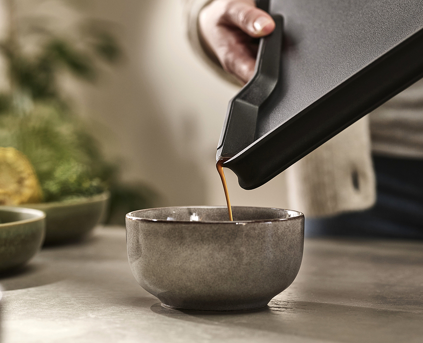 Cut&Carve Plus Daska za rezanje XL crna s ručkama